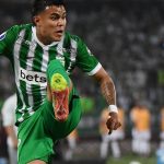 Atletico Nacional's forward #13 Nicolas Rodriguez controls the ball during the Copa Sudamericana football match between Colombia's Atletico Nacional and Millonarios at the Atanasio Girardot Stadium in Medellín, Colombia on March 4, 2026. Atletico Nacional, the most successful club in Colombian soccer, announced on March 24, 2026, that it had suspended promising midfielder Nicolas Rodríguez pending an investigation into allegations of sexual abuse against him.