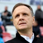 Vladimir Radenkovic, a Diósgyőri VTK vezetőedzője a labdarúgó Fizz Liga 16. fordulójában játszott Diósgyőri VTK - Nyíregyháza Spartacus FC mérkőzésen a diósgyőri DVTK Stadionban 2025. december 6-án. A Diósgyőr 2-0-ra győzött.