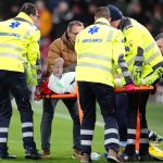 Sammie Szmodics egy ütközésnél megsérült a cseh-ír világbajnoki pótselejtezőn.