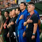 Szerhij Rebrov, az ukrán labdarúgó-válogatott szövetségi kapitánya.