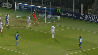 A Zalaegerszeg győztes gólja az ETO elleni bajnokin.