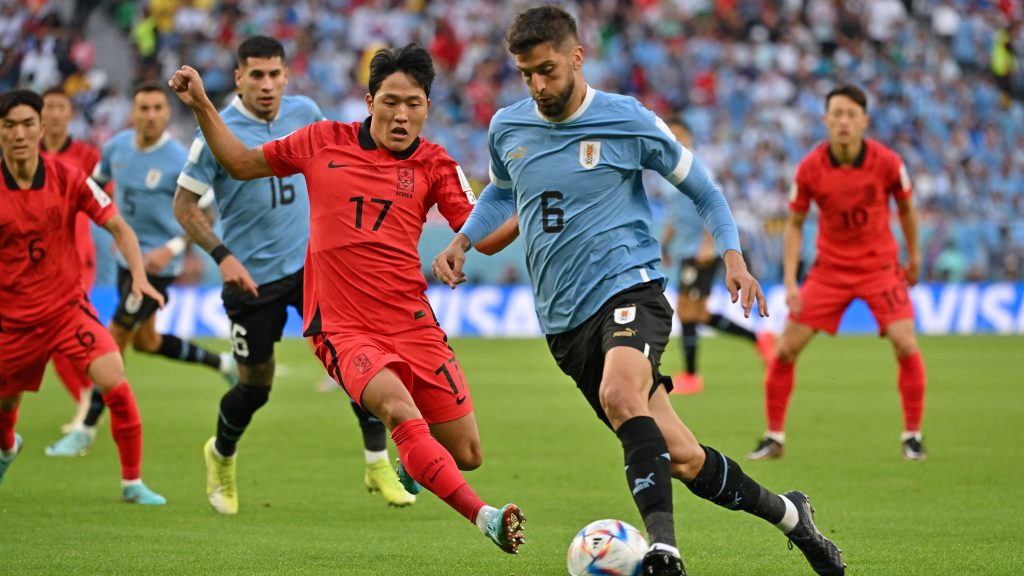 Foci-vb: Uruguay-Dél-Korea 0-0 (élő)