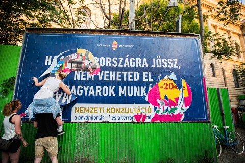 plakát, bevándorlós plakát (Array)