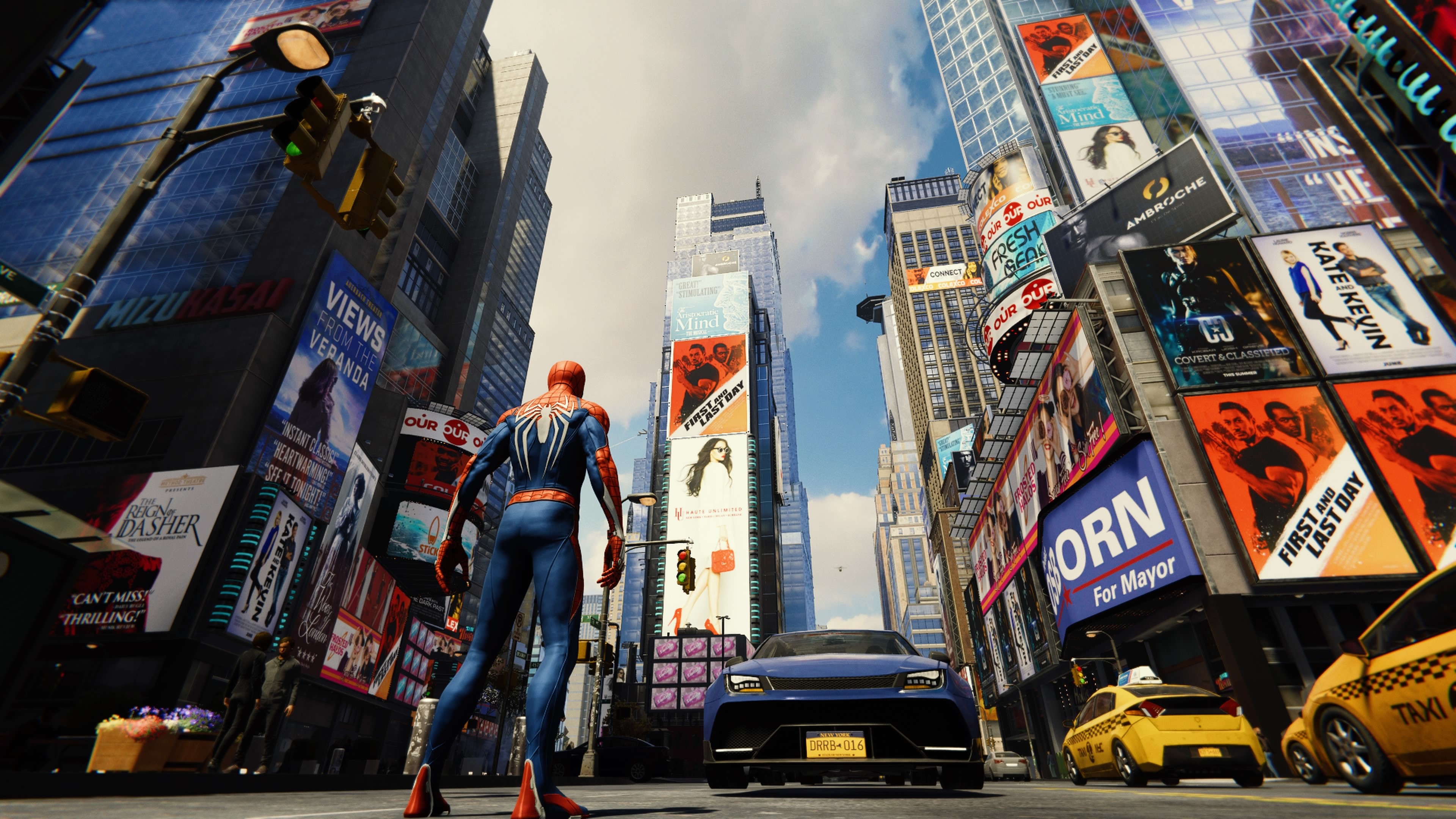 Marvel's Spider screenshot on time squaire